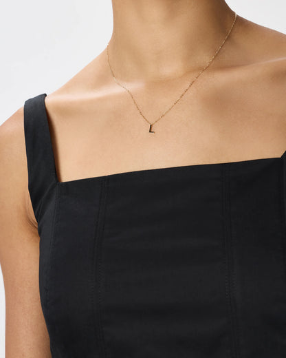 14K Gold Letter Necklace - One Size / Yellow Gold
