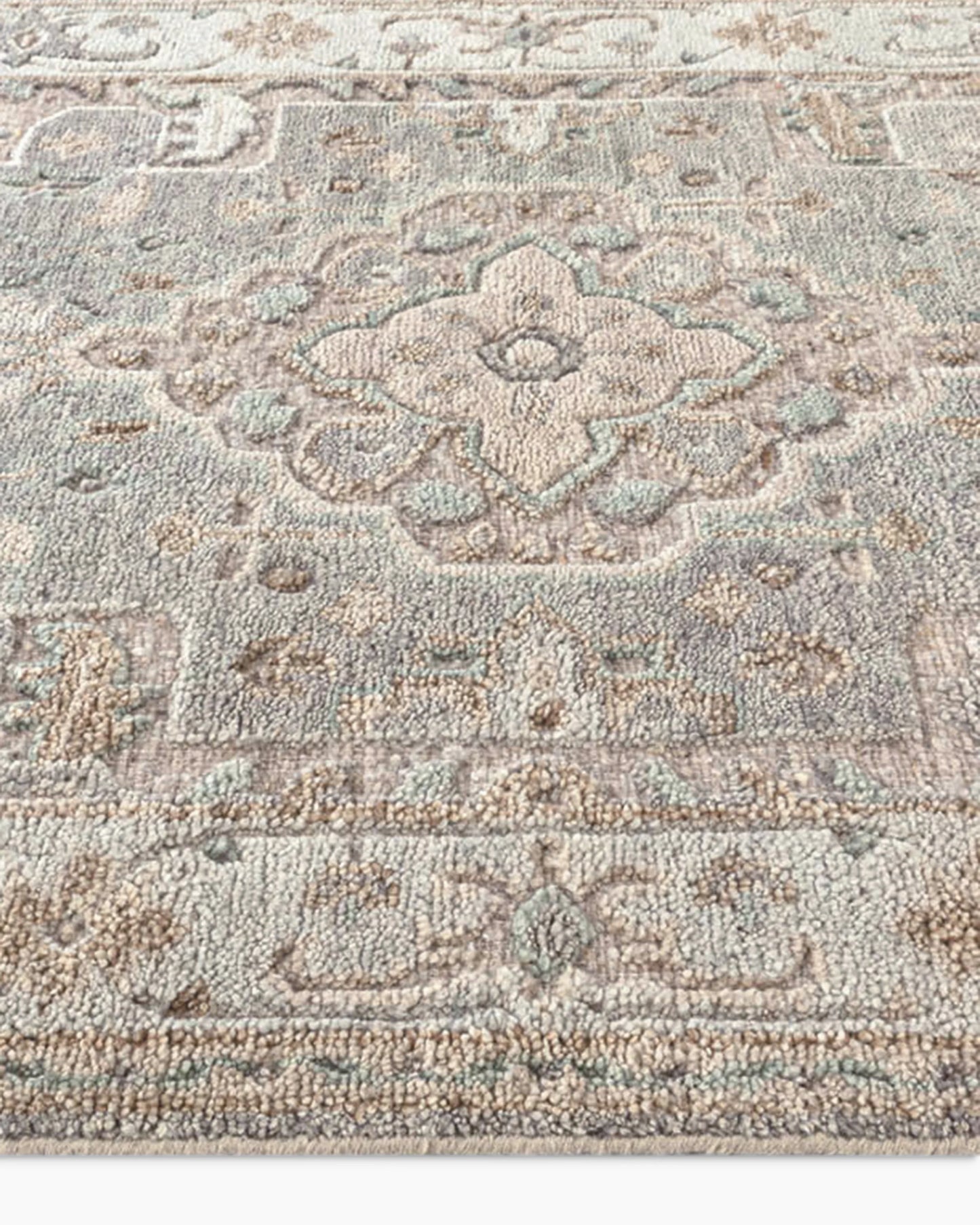 Callahan Hand-Knotted Wool Rug - 5' x 8' / Natural