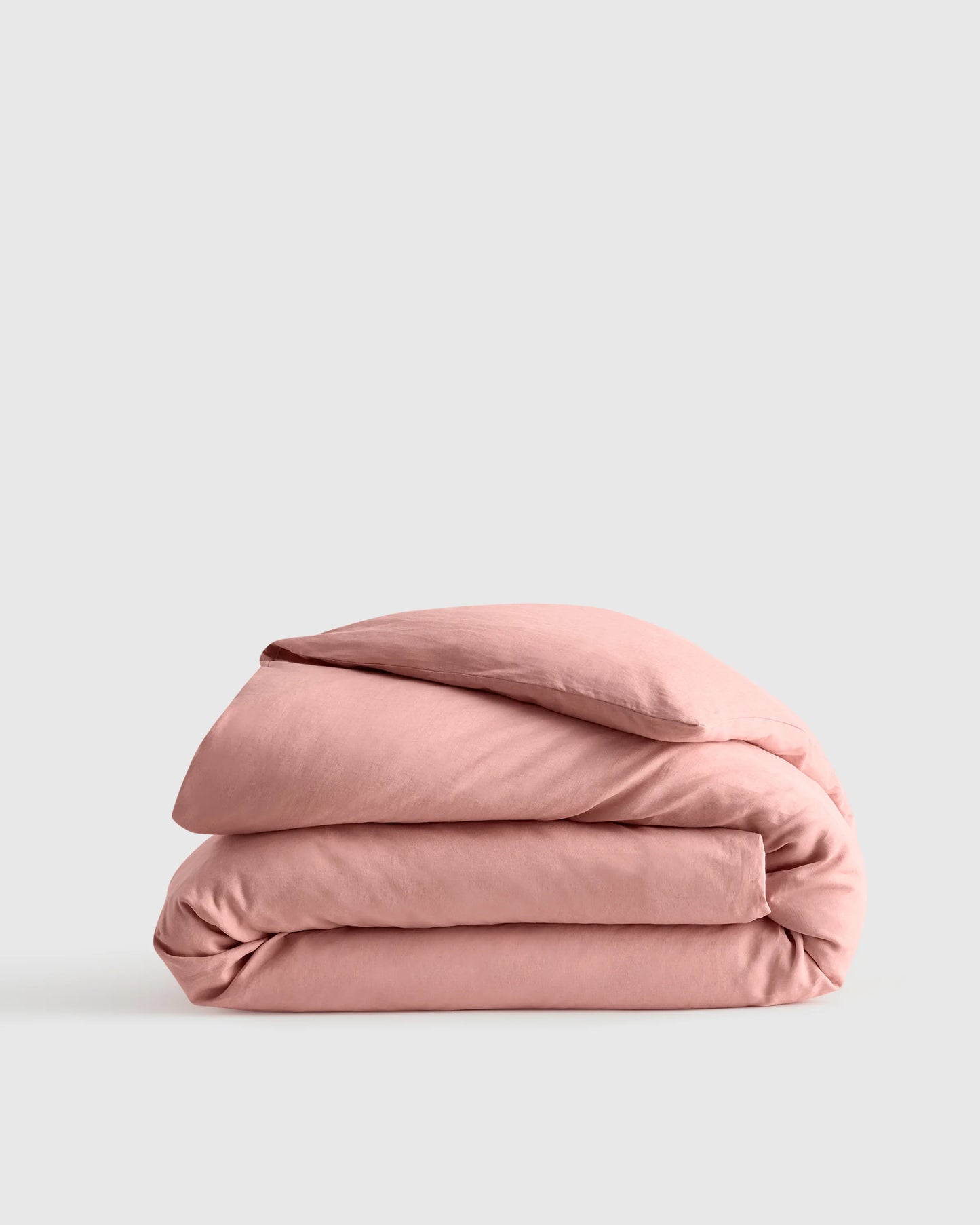 European Linen Duvet Cover - Twin / Peach
