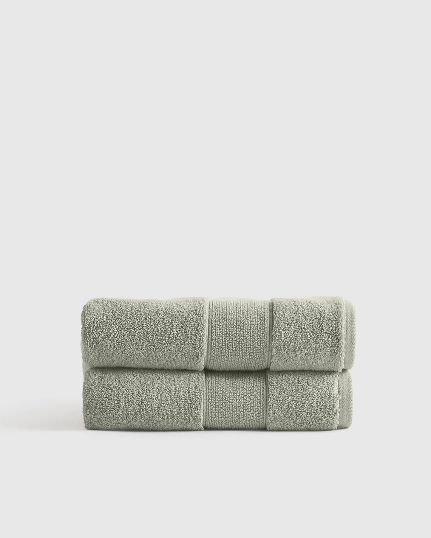 Classic Organic Turkish Cotton Hand Towel (Set of 2) - One Size / White