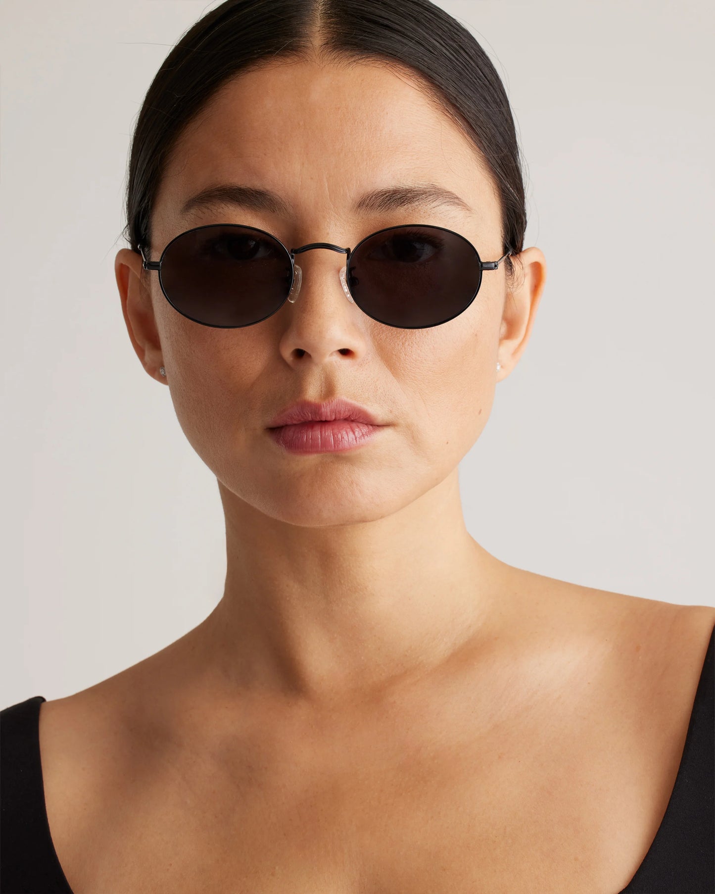 Venice Polarized Stainless Steel Sunglasses - Standard / Gold with Green lens