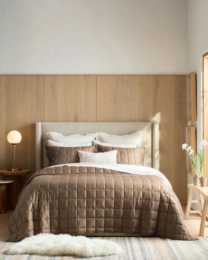 Bamboo Box Quilt Set - Twin / Sage