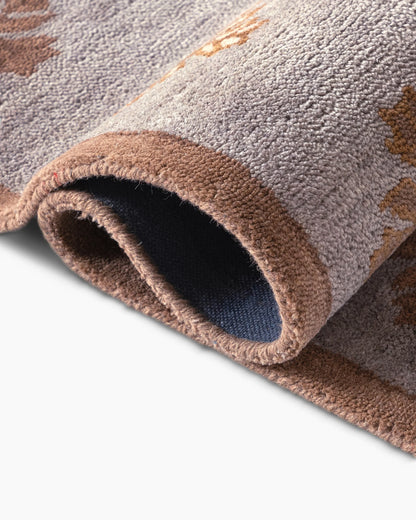 Hazel Wool Rug - 5' x 8' / Grey