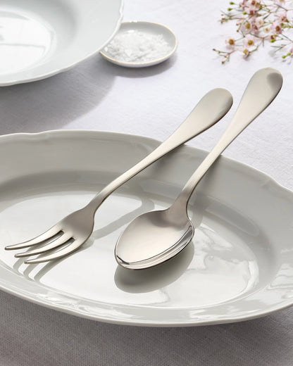 Brescia 2-Pc Serving Utensil Set by Mepra - One Size / Polished Stainless Steel