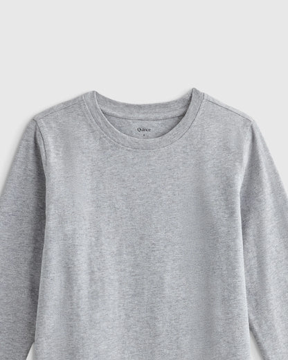 100% Organic Cotton Jersey Long Sleeve Tee - 6 / Dino Sketch