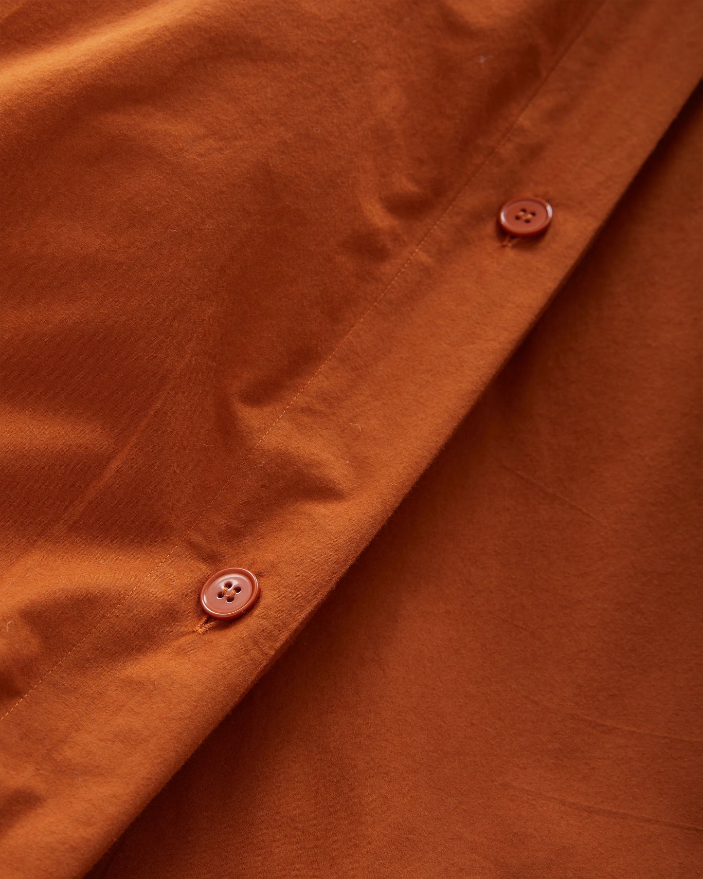 Organic Brushed Cotton Duvet Cover Set - Twin / Toffee