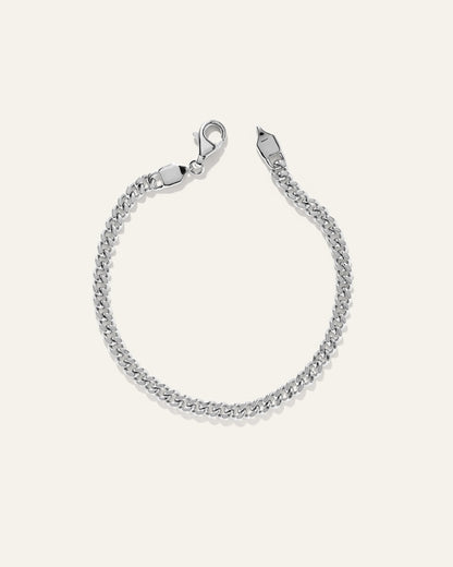 Cuban Curb Chain Bracelet - 7.5" / Gold Vermeil