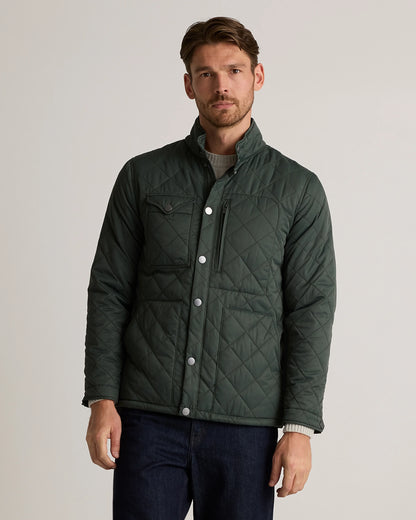 Featherless Quilted Utility Jacket - S / Verdant Pine