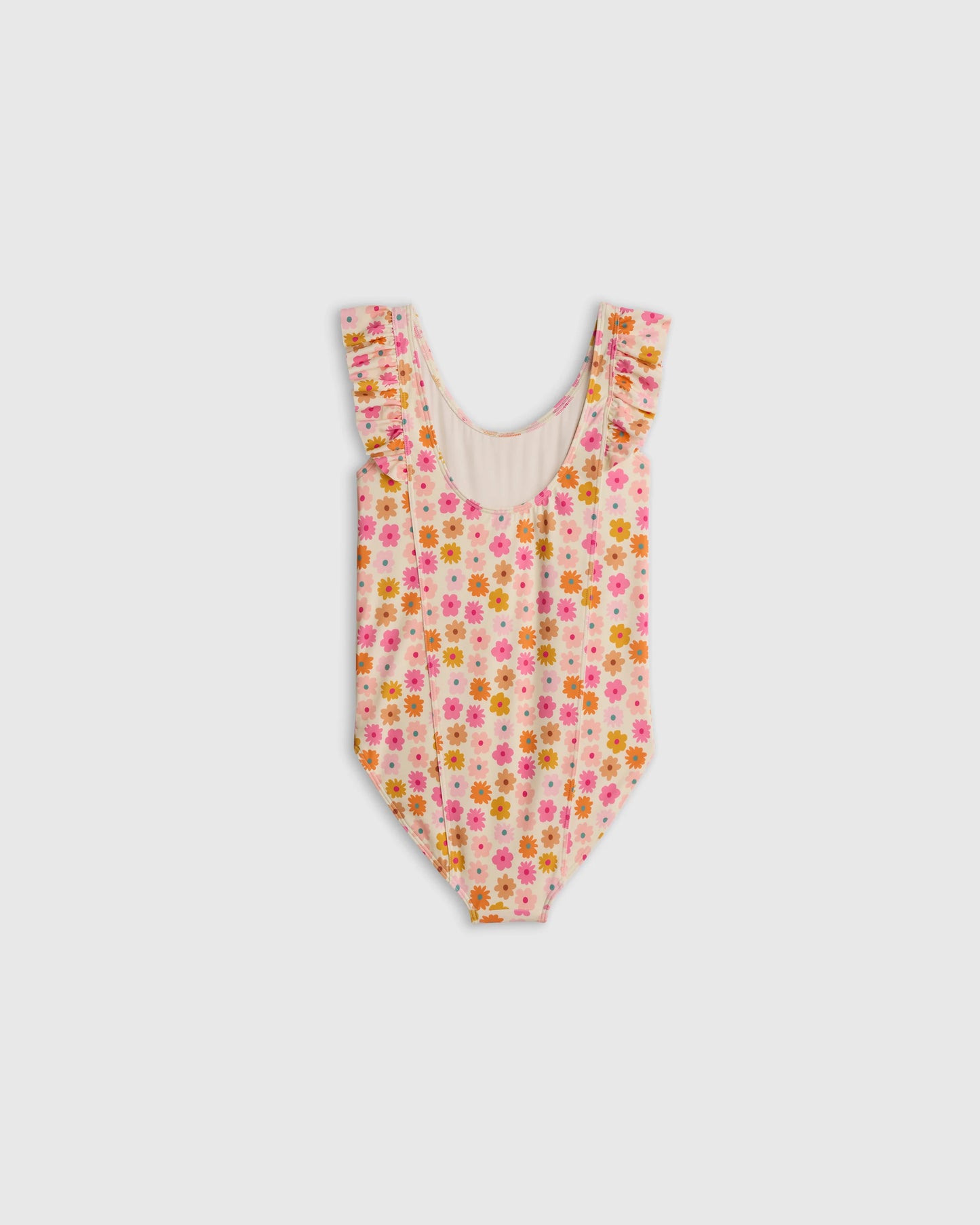 Ruffle One Piece Swimsuit - 2T / Soft Ditsy Floral