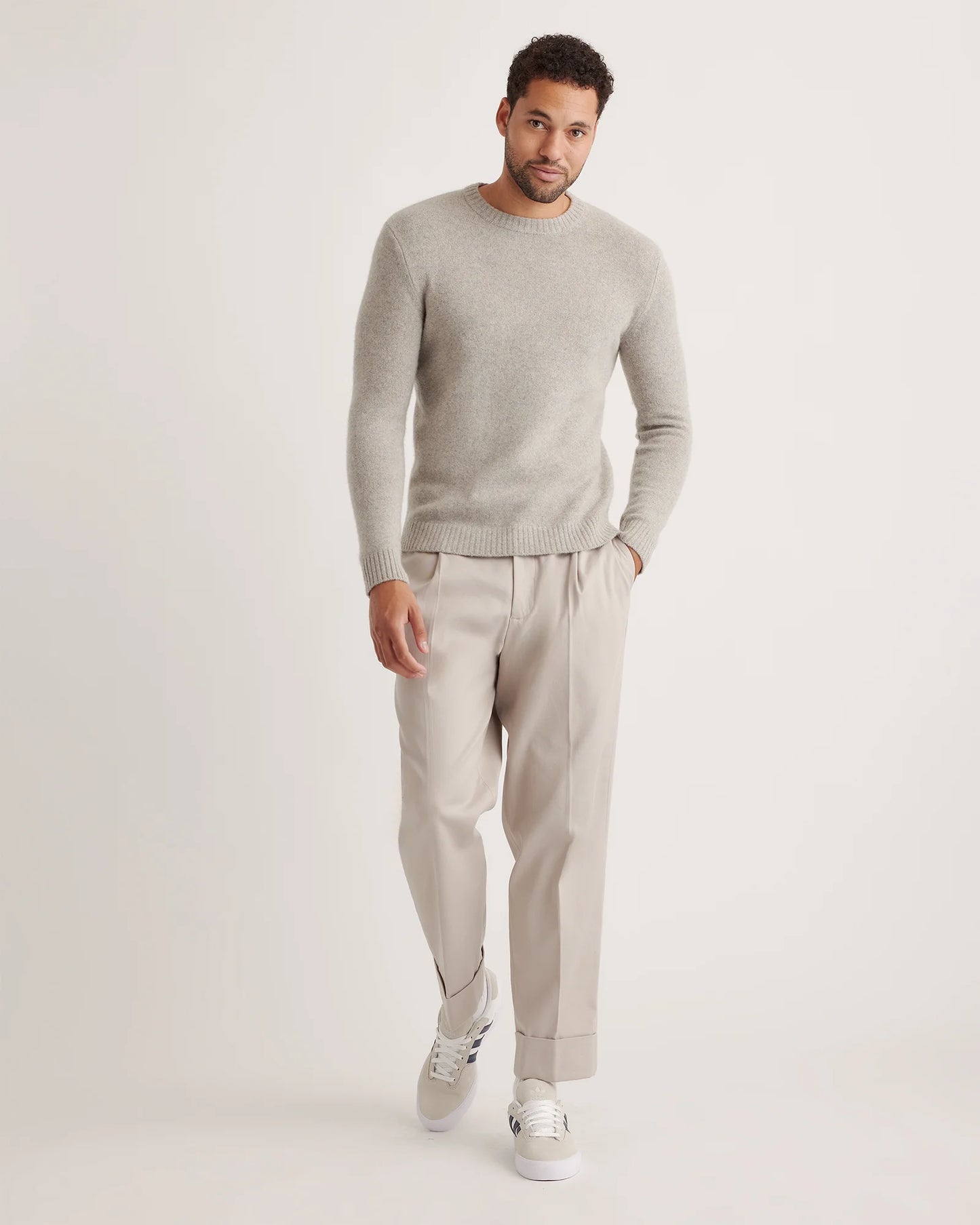100% Yak Wool Crewneck Sweater - XS / Starry Night Navy