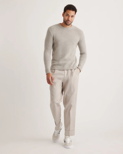 100% Yak Wool Crewneck Sweater - XS / Starry Night Navy