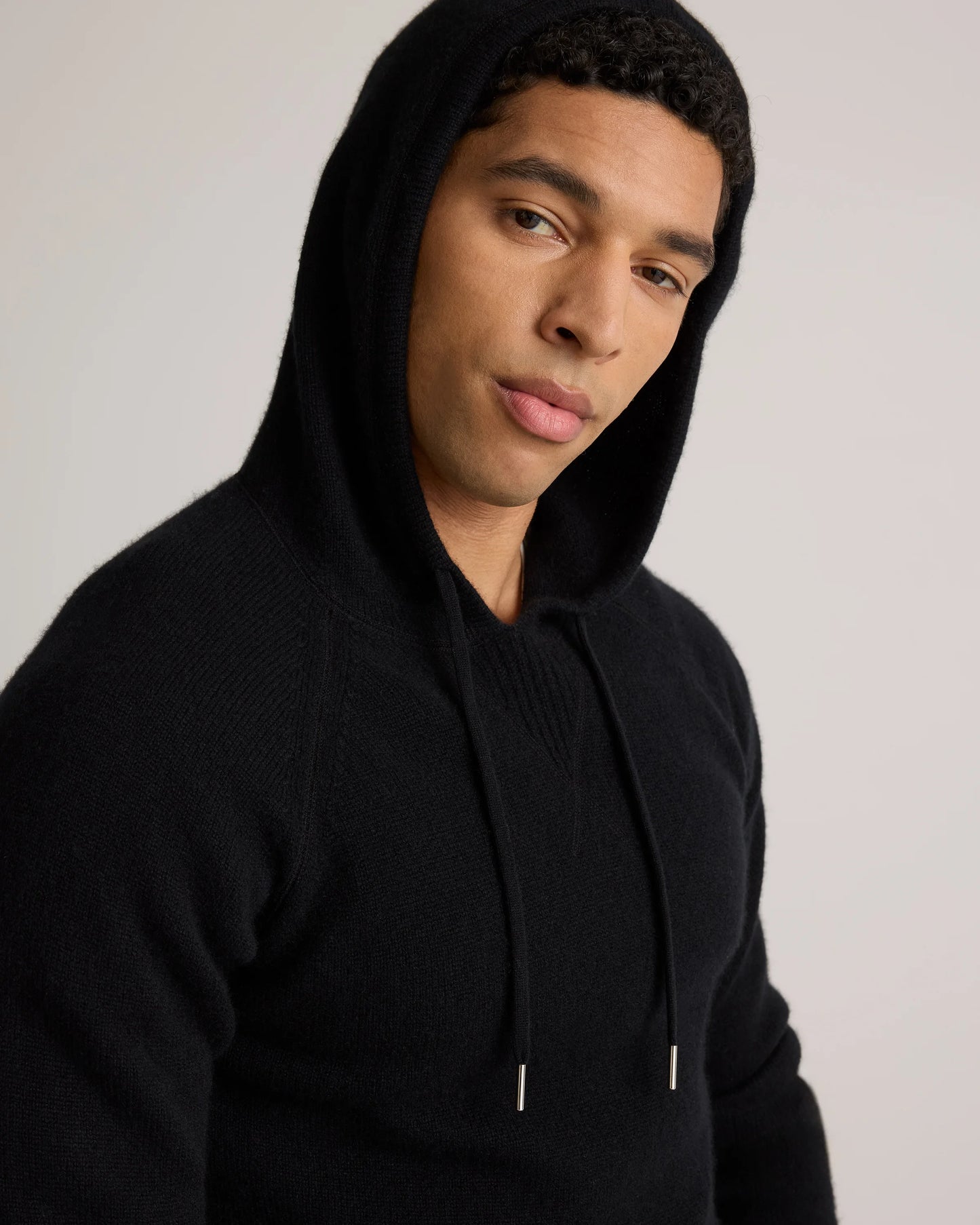Mongolian Cashmere Pullover Hoodie - XS / Sea Spray Green