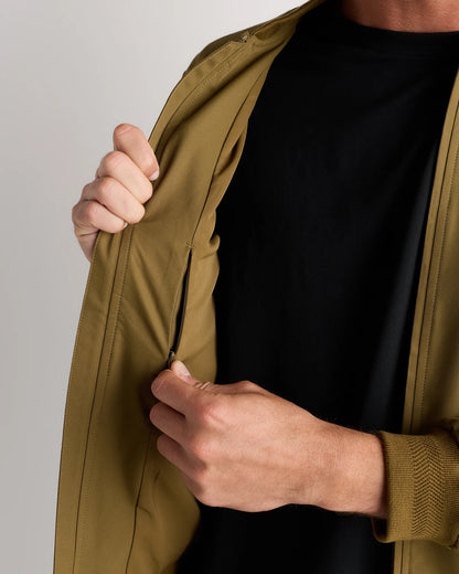 Water-Resistant Flex Bomber Jacket - S / Black