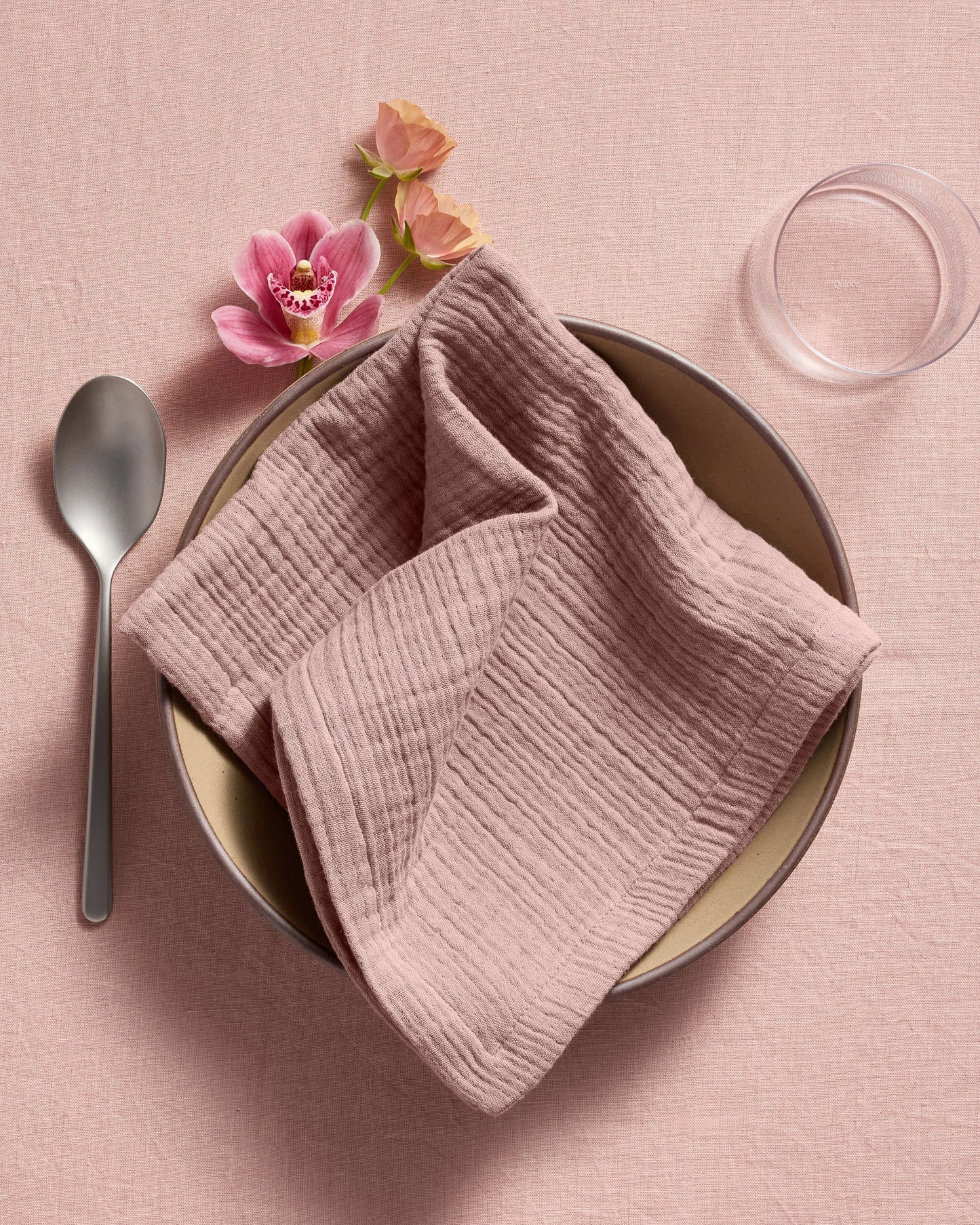 Organic Cotton Gauze Napkins - One Size / Chocolate