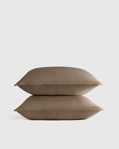 Bamboo Sham Set - Standard / White