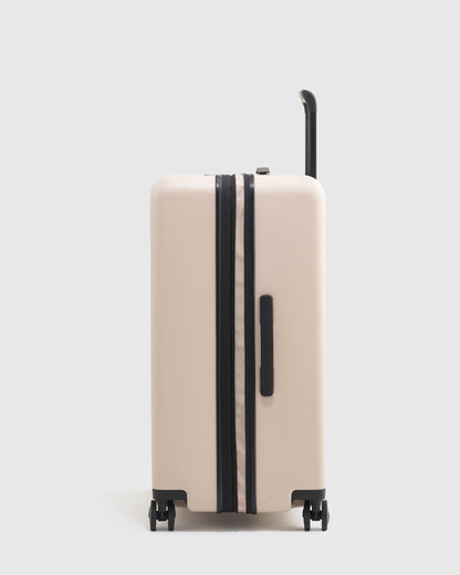 Expandable Small Carry-On & Large Check-In Suitcase Set - One Size / Dark Green