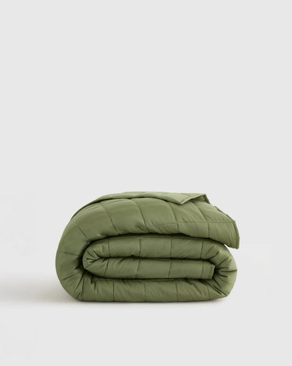 Bamboo Box Quilt - Twin / Sage