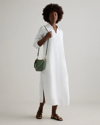 Sloane Handwoven Mini Shoulder Bag - One Size / Cognac