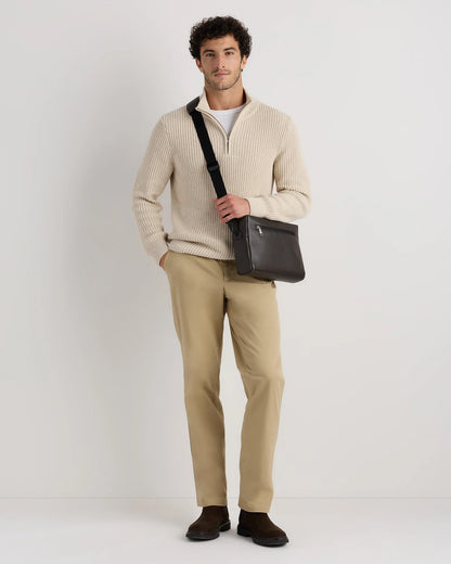 Excursion Italian Leather Crossbody Bag - One Size / Hickory