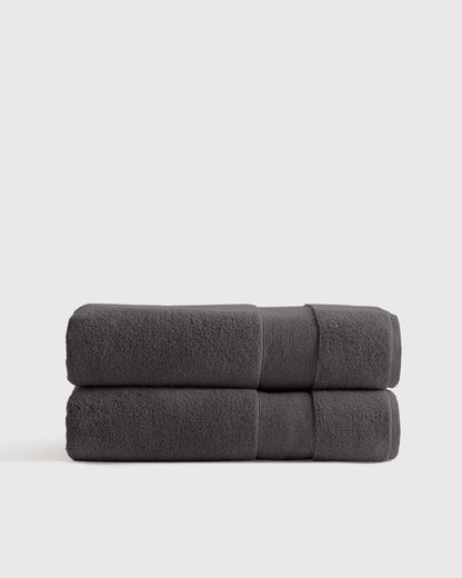 Classic Organic Turkish Cotton Bath Sheet (Set of 2) - One Size / White