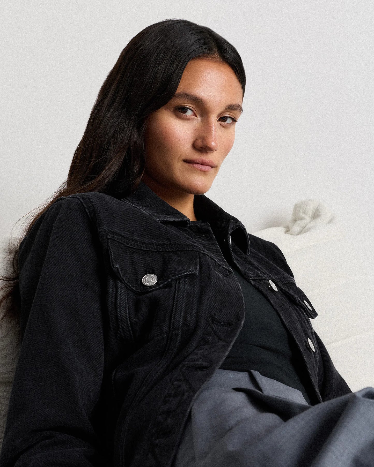 100% Organic Cotton Denim Jacket - XS / Indigo Blue