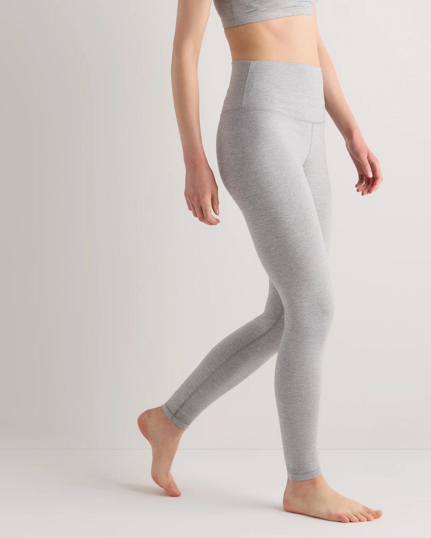 Ultra-Soft High-Rise Legging - XS / Heather Oatmeal