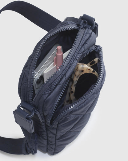 Transit Quilted Phone Crossbody - One Size / Navy