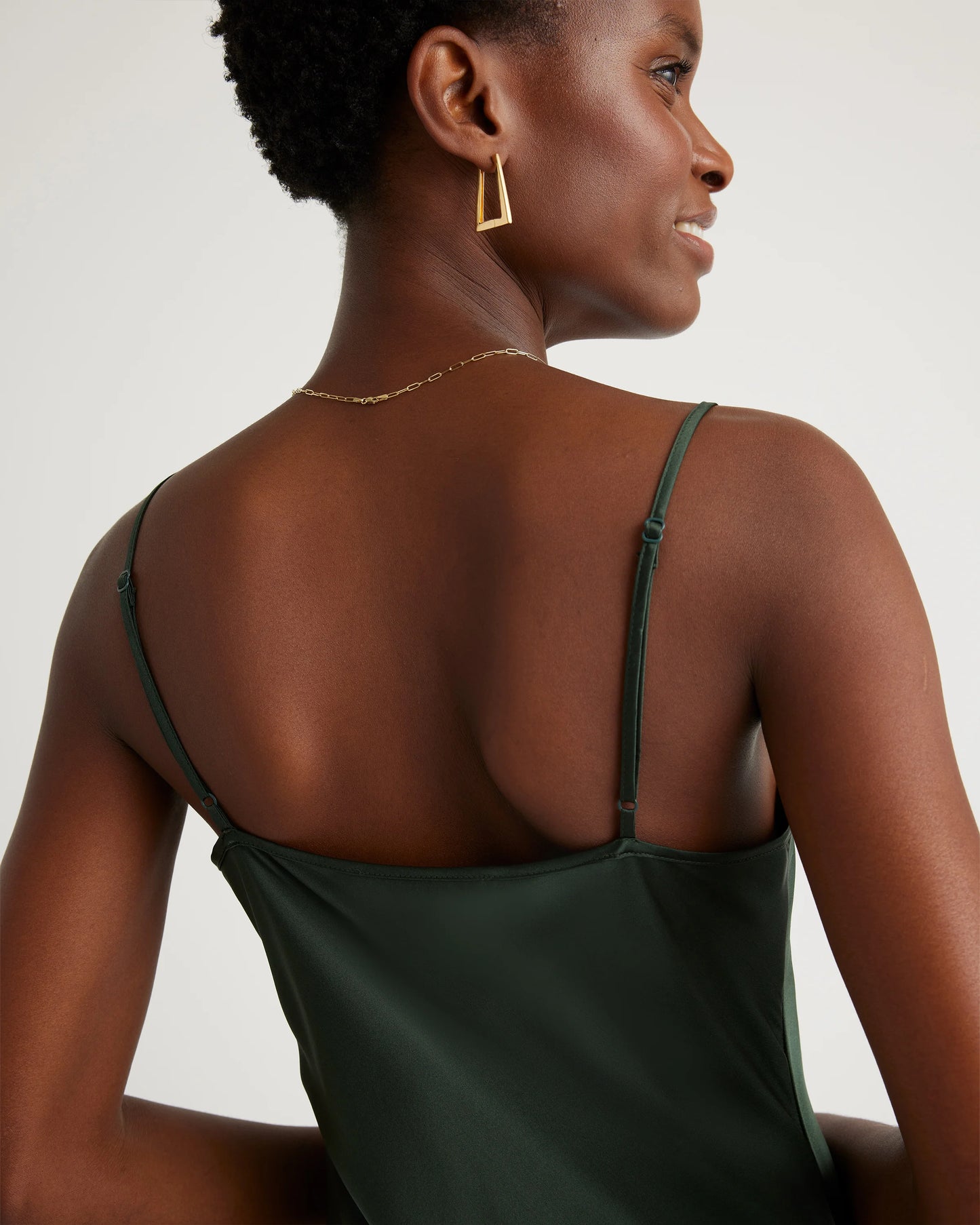100% Washable Silk Slip Dress - XS / Black