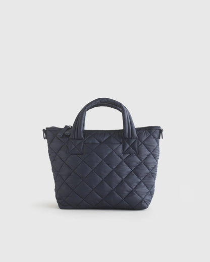 Transit Quilted Small Crossbody Tote - One Size / Taupe Brown