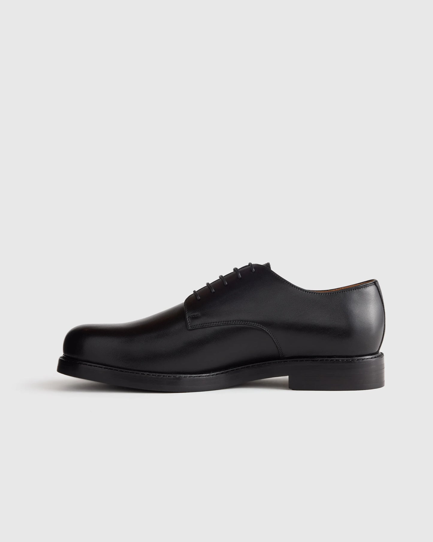 Calfskin Leather Derby - 7 / Brandy