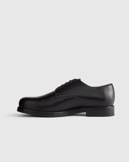 Calfskin Leather Derby - 7 / Brandy
