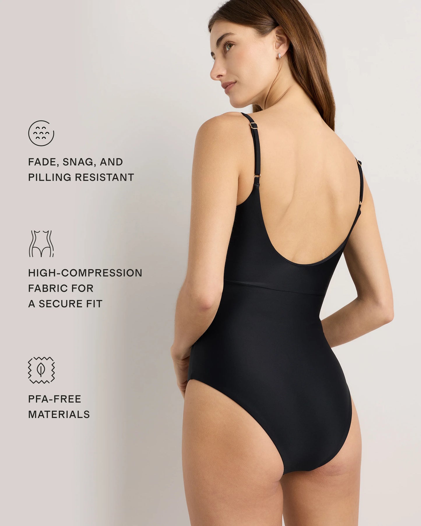 Italian Cut Out One-Piece Swimsuit - XS / Lagoon Teal Blue