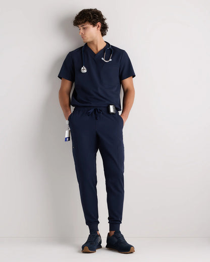 AeraFlex Scrub Joggers - S / Bold Black