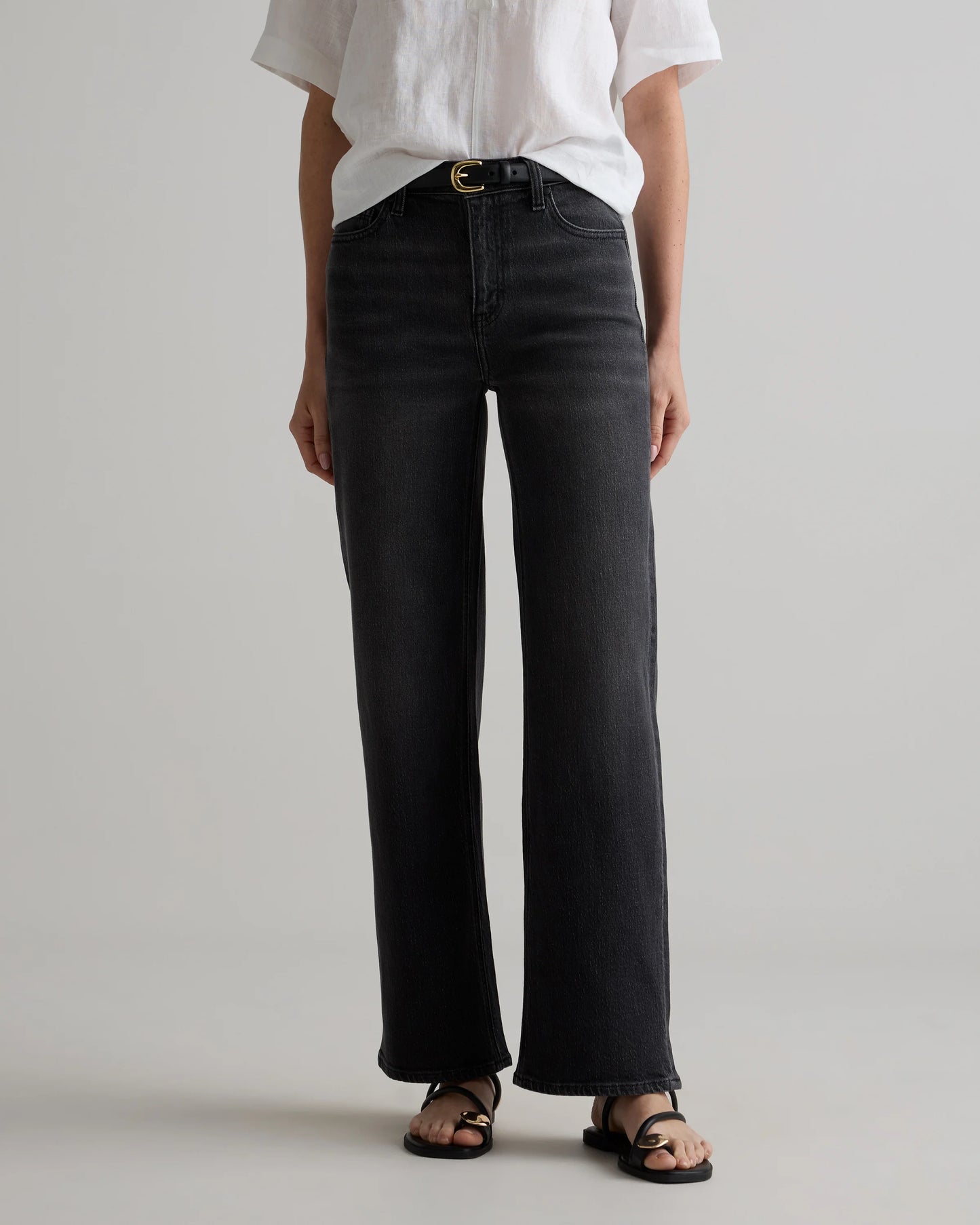Bella Stretch Relaxed Straight Jeans - 24 / Atlantic Blue