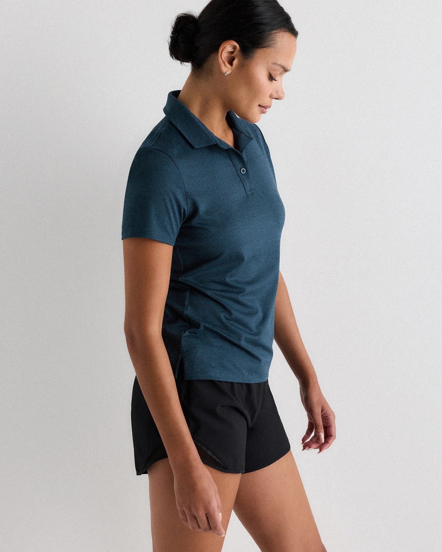 Flowknit Breeze Short Sleeve Polo - XS / Charcoal