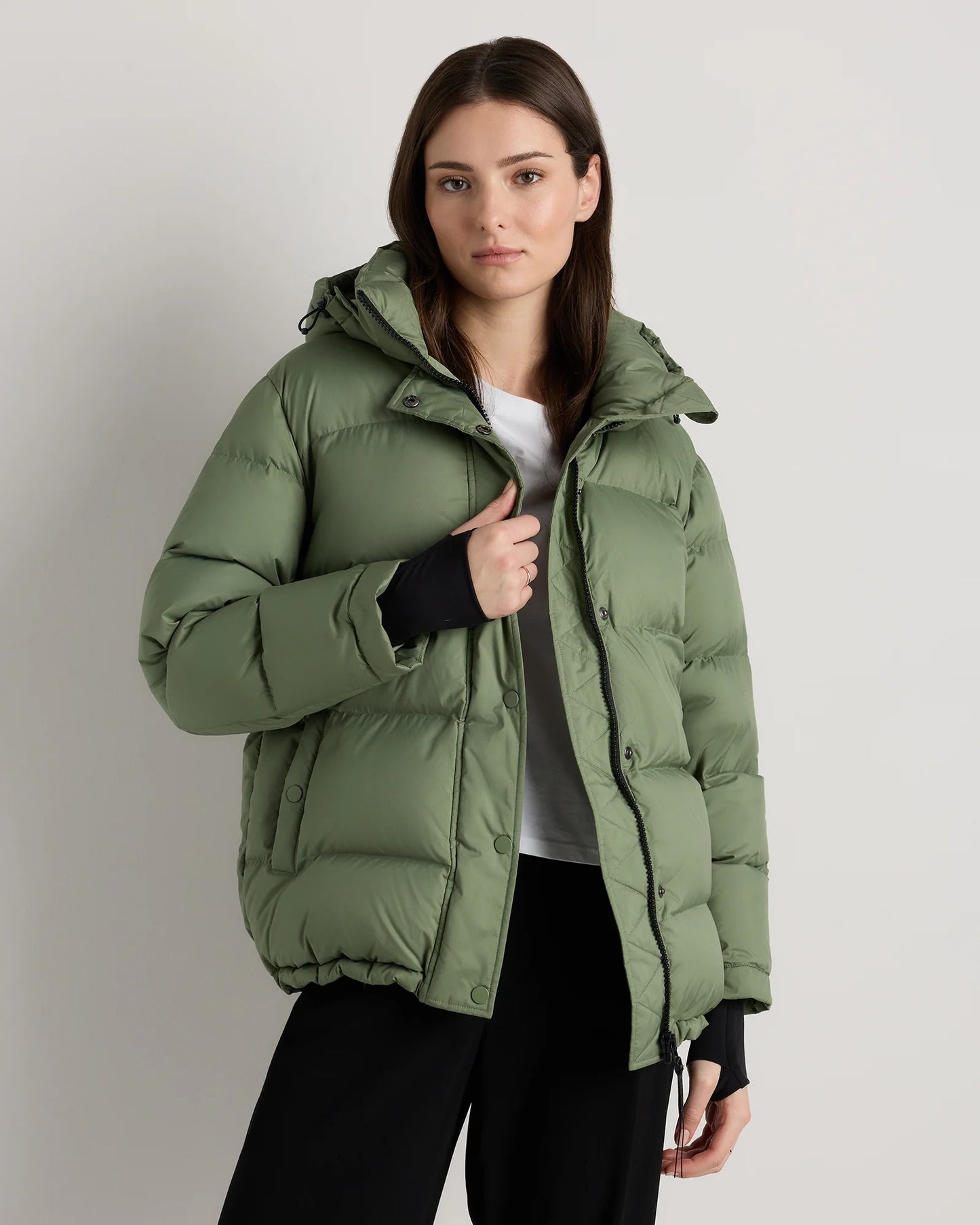 Responsible Down Puffer Jacket - XS / Sea Spray Green