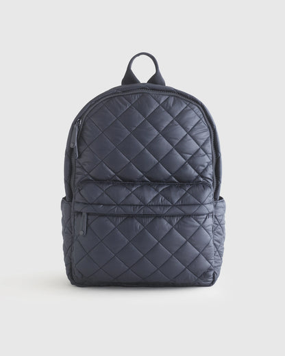 Transit Quilted Commuter Backpack - One Size / Taupe Brown