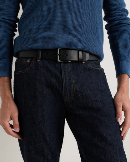 Adam Heritage Leather Jeans Belt - 30 / Bourbon
