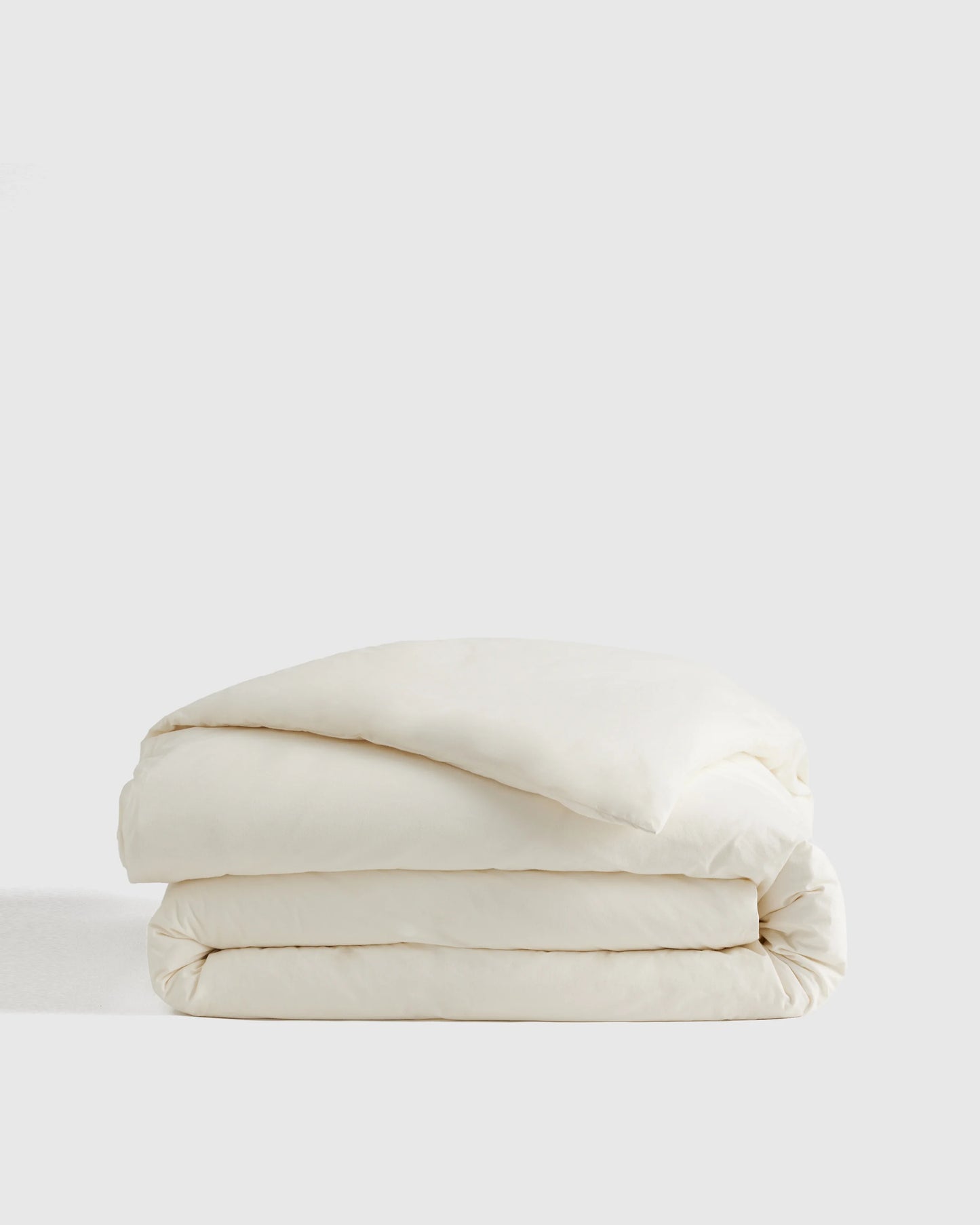 Organic Brushed Cotton Duvet Cover - Twin / Toffee