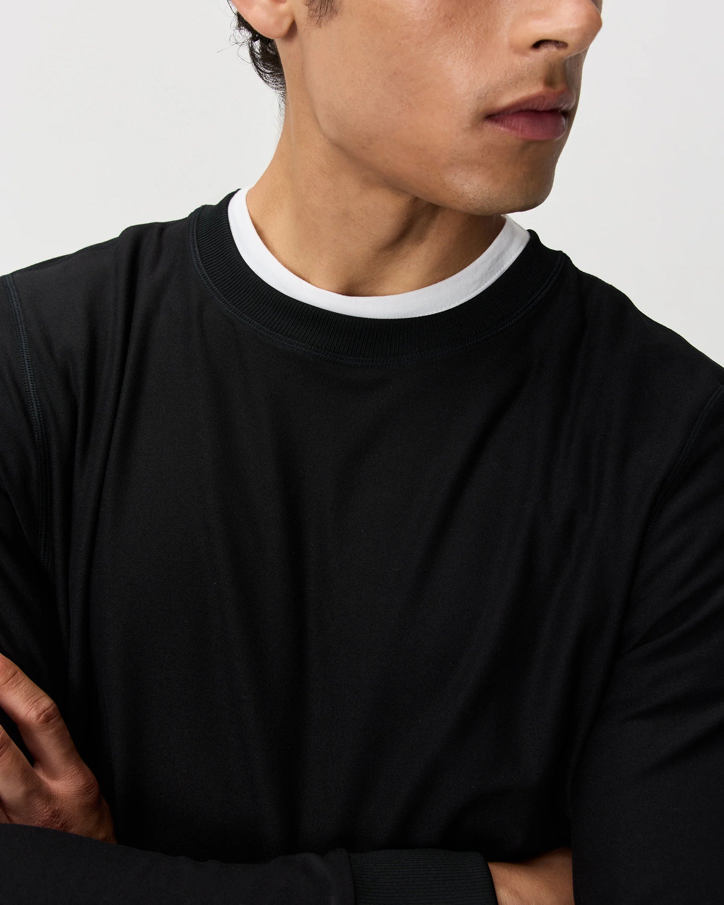 Flowknit Performance Crew Sweatshirt - S / Solid Chalk