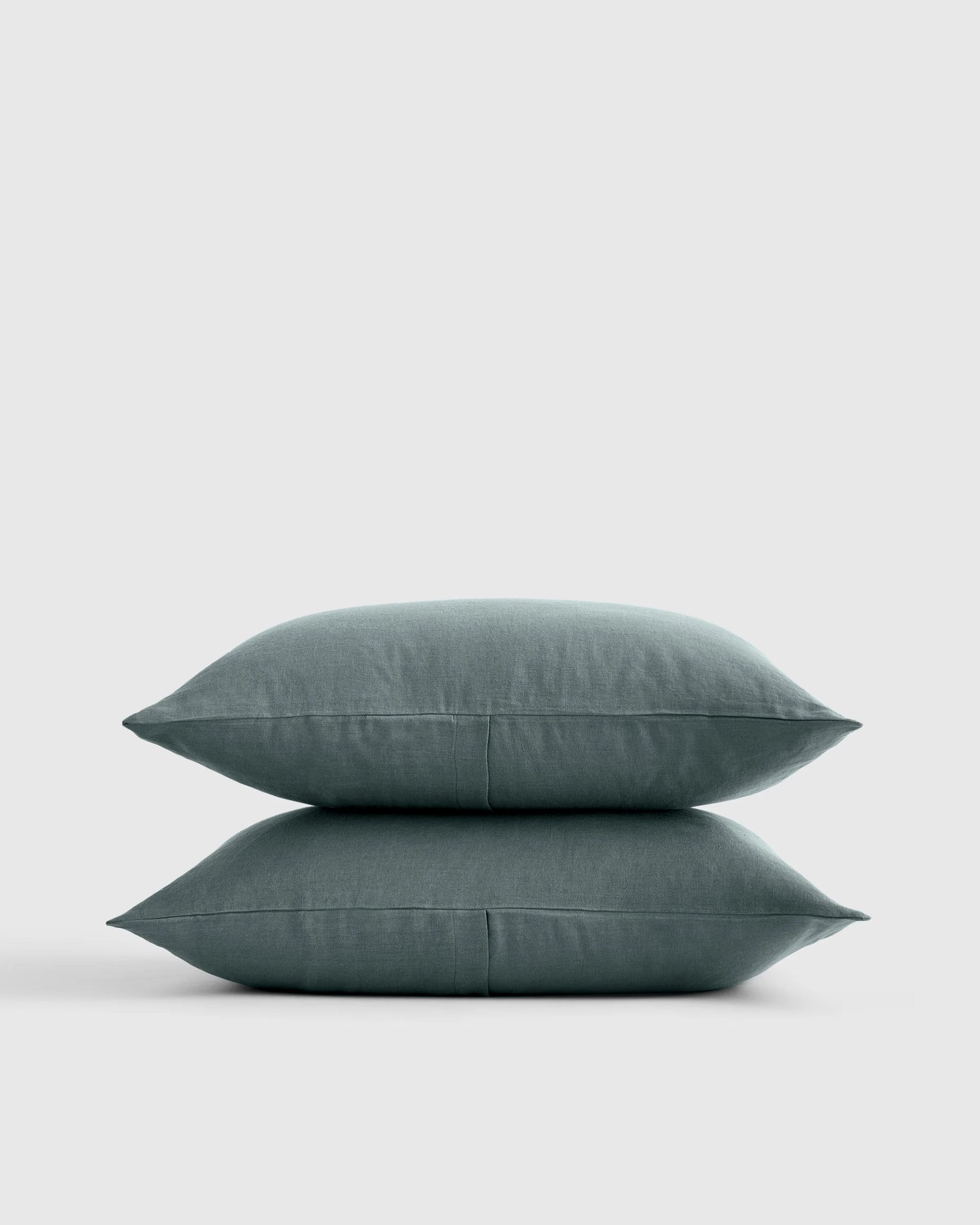 European Linen Sham Set - Standard / White
