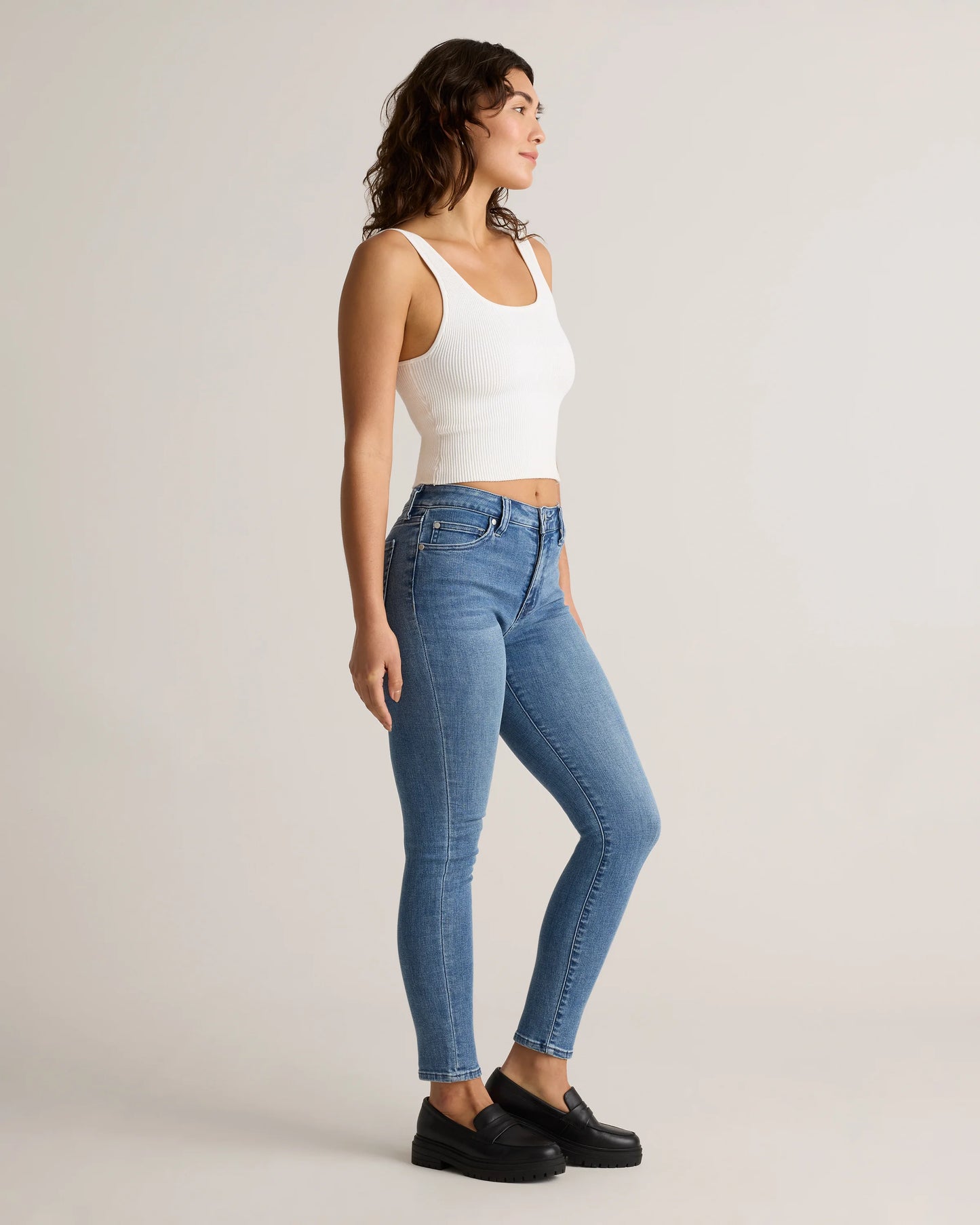 Bella Stretch Skinny Jeans - 24 / Black