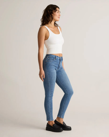 Bella Stretch Skinny Jeans - 24 / Seaside Blue