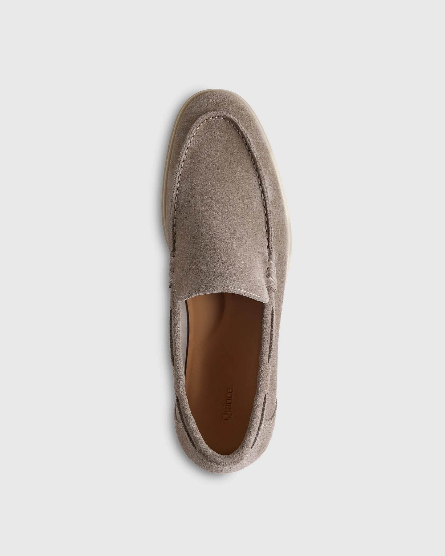 Soft Suede Mariner Loafer - 7 / Smoke