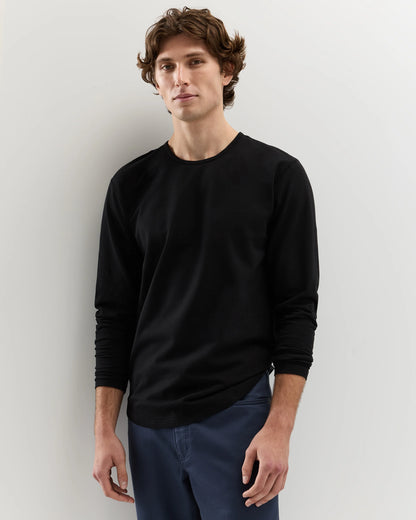 Flex Curve Long Sleeve Tee (3-Pack) - S / Black