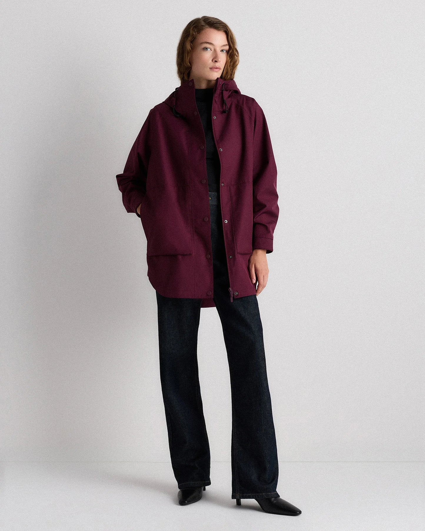 Weather Proof Oversized Rain Jacket - XS / Tea Green