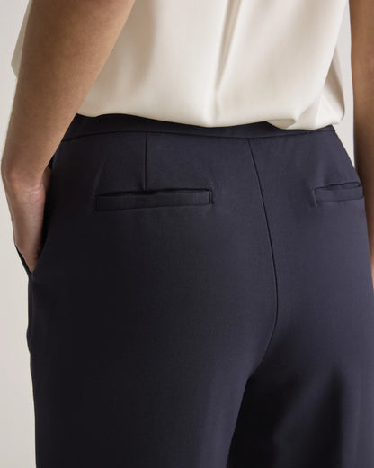 Ultra-Stretch Ponte Trouser - 0 / Navy