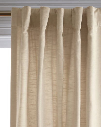 Luster Velvet Curtain - Single Panel - 48x84 / Champagne