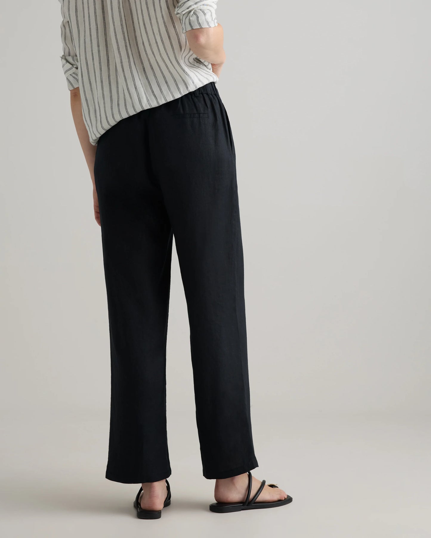 100% European Linen Pleated Trouser - 0 / Bayberry Olive