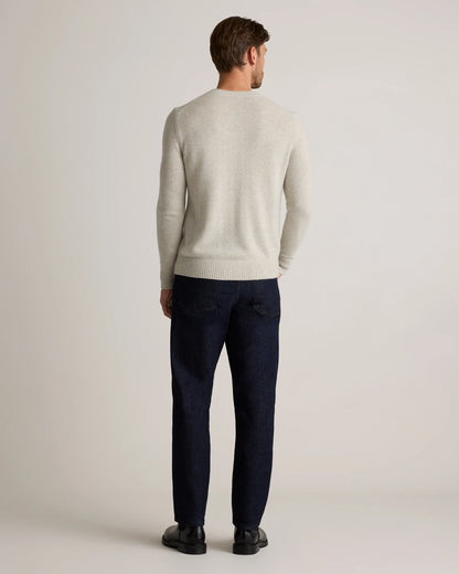 Luxe Baby Cashmere Crewneck Sweater - S / Heather Pewter